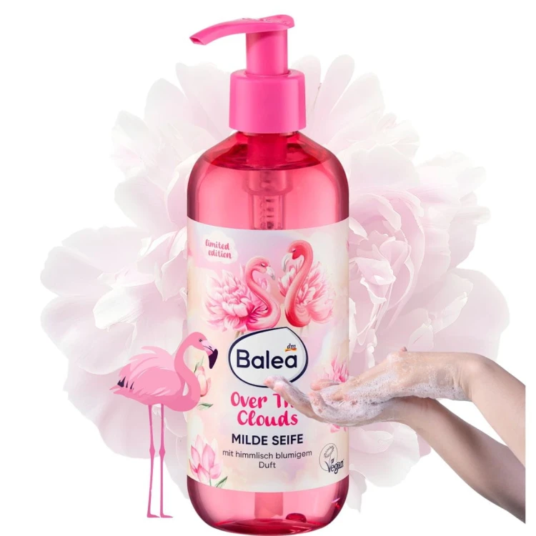 Balea Fairytale Mydło Do Ciała Z Pompką O Niebiańskim Kwiatowym Zapachu 300ml