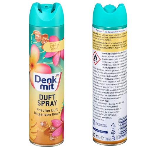Denkmit Touch Of Brasil Odświeżacz Powietrza W Sprayu Letni Egzotyczny Zapach