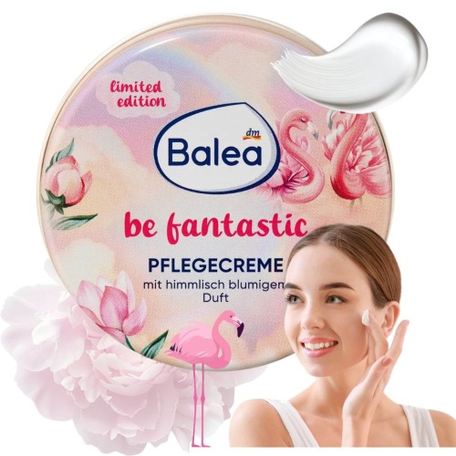 Balea Be Fantastic Krem O Niebiańskim Kwiatowym Zapachu Do Ust Ciała Twarzy