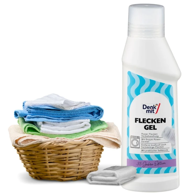 Denkmit Żel Odplamiający Z Enzymami Ze Szczoteczką 250ml Formuła Power