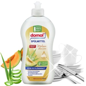 Domol Płyn Do Mycia Naczyń Melon Aloe Skuteczny W Niskiej Temperaturze 500ml