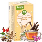 Apotheke Bio Herbatka Bajkowa Dla Dzieci Na Przeziębienia Ślaz Dzika Róża