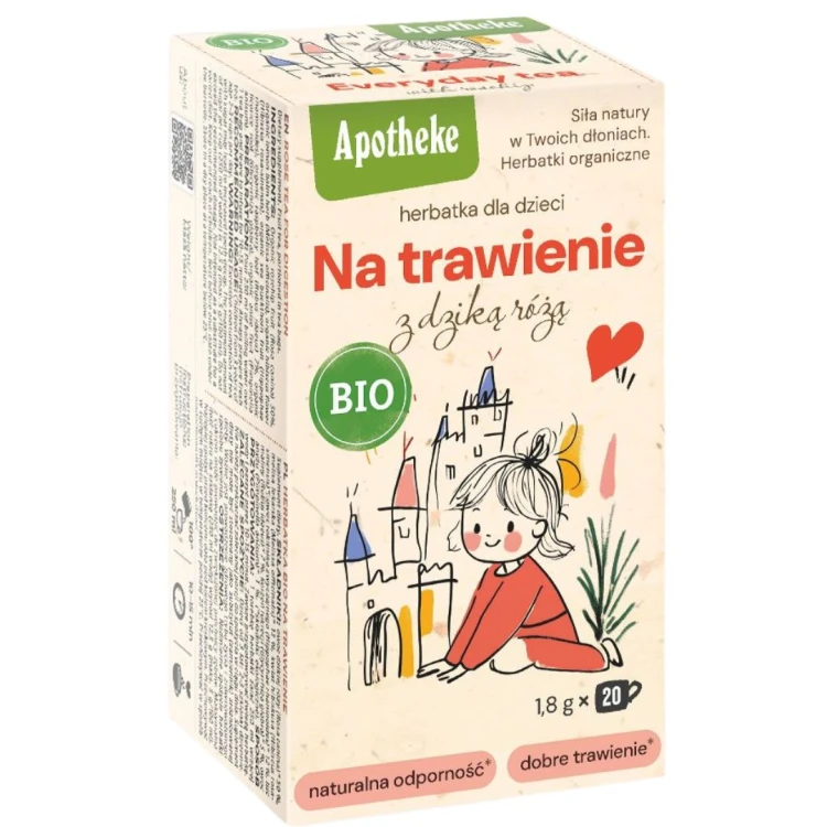 Apotheke Herbatka Dla Dzieci Na Trawienie Z Dziką Różą Melisa Hibiscus