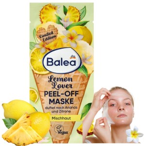 Balea Lemon Lover Peel Off Maske Peeling Maseczka Do Twarzy Ananas Cytryna