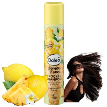 Balea Lemon Lover Suchy Szampon Do Włosów Ananas Cytryna Świeżość