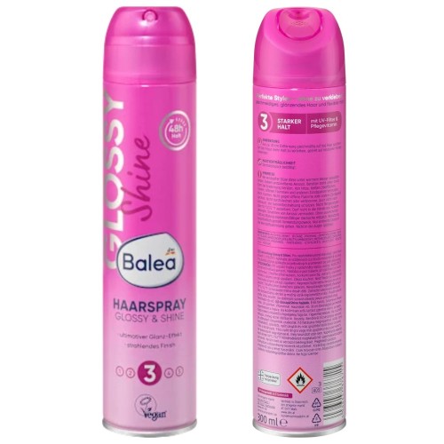 Balea Glossy Shine Lakier Do Włosów Gładkie Wykończenie Bez Sklejania Nr 3