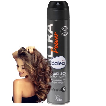 Balea Ultra Power Bardzo Mocny Lakier Do Włosów Z UV I Witaminami Nr 5