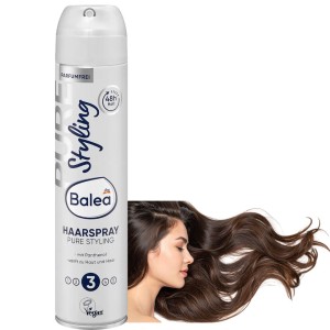 Balea Pure Styling Delikatny Lakier Do Włosów Z Panthenolem Bez Zapachu Nr 3