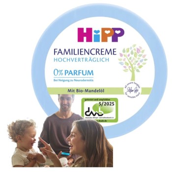 Hipp Familijny Krem Pielęgnacyjny Dla Całej Rodziny Bez Perfum Alergia 300ml