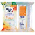 Denkmit Orange Blossom Mokre Ściereczki Chusteczki Czyszczące Pomarańcza 80szt