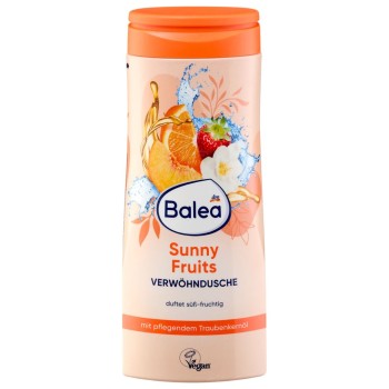 Balea Sunny Fruits Żel Do Mycia Pod Prysznic Soczysty Owocowy Zapach 300ml