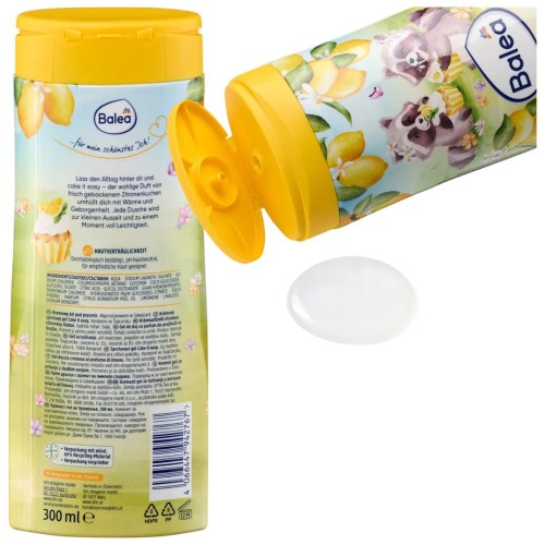 Balea Cake It Easy Żel Do Mycia Pod Prysznic Cytrynowe Ciasteczka 300ml