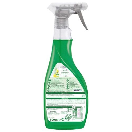 Frosch Płyn Do Mycia Szyb Luster Szkła Na Spirytusie 500Ml Czyści Bez Smug