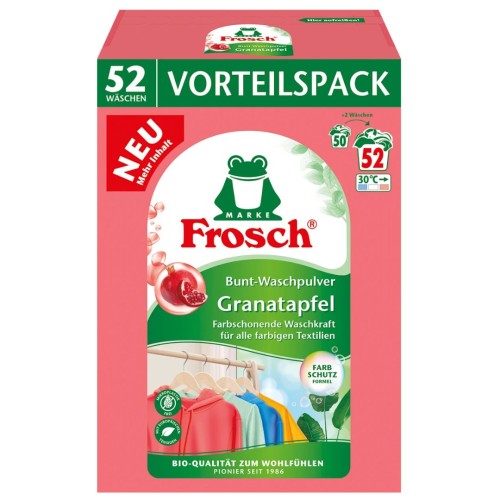 Frosch Granat Proszek Do Prania Kolor Ekologiczny 52 Prania