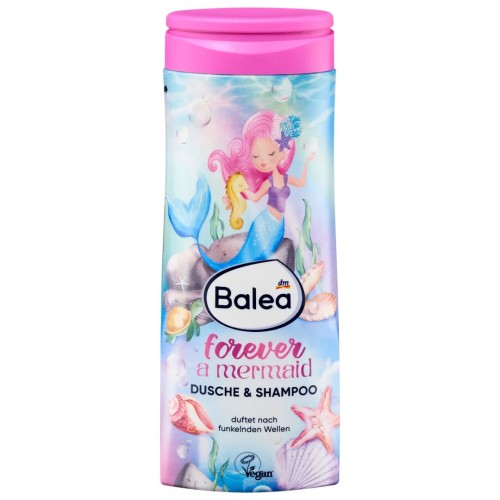 Balea Kids Forever A Mermaid Szampon I Żel Do Mycia Dla Dzieci 2w1 300ml
