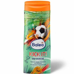 Balea Sportowy Szampon I Żel Do Mycia Dla Dzieci 4w1 300ml Kick It!