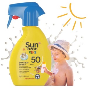 Sun Ozon Kids Spray Ochronny Na Słońce Mleczko Przeciwsłoneczne Filtr 50