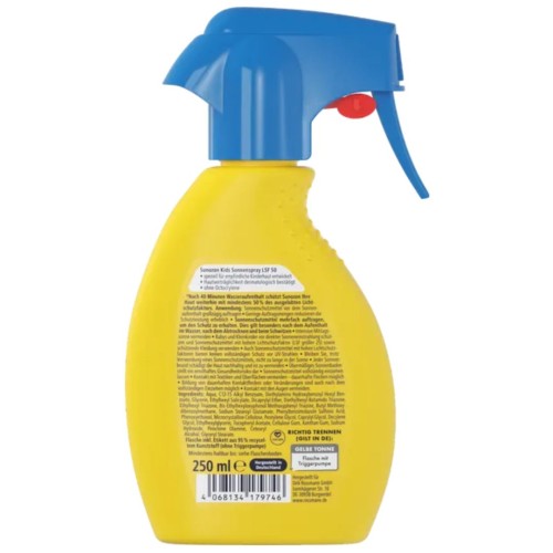 Sun Ozon Kids Spray Ochronny Na Słońce Mleczko Przeciwsłoneczne Filtr 50