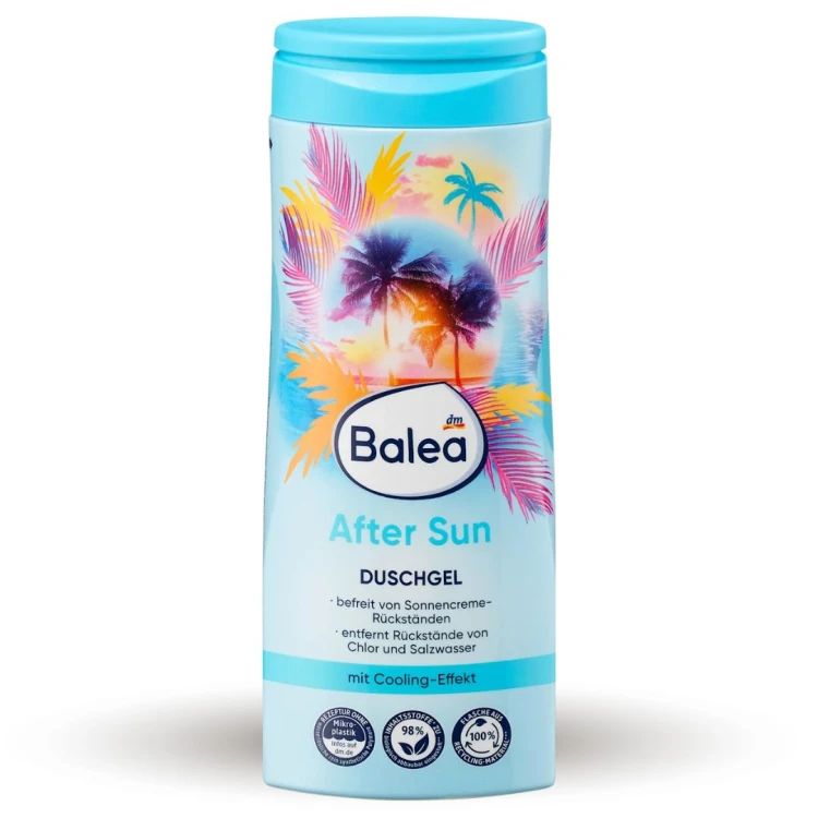 Balea After Sun Żel Chłodzący Na Lato Usuwa Pozostałości Soli I Chloru 300ml