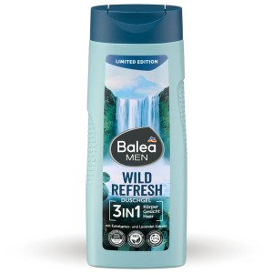 Balea Men Wild Refresh 3w1 Żel Pod Prysznic Szampon Ekstrakt Z Lawendy 300ml