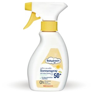 Babydream Spray Ochrony Na Słońce Dla Niemowląt Wodoodporny Z Wysokim Filtrem 50+