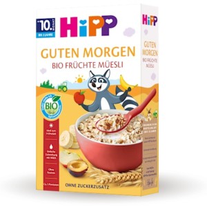 Hipp Bio Zdrowe Owocowe Musli Do Mleka Banan Jabła Śliwki Dla Dzieci 10m