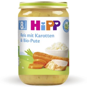 Hipp Bio Ryż Z Marchewką I Indykiem 8m 220g Zdrowy Obiadek Dla Dzieci