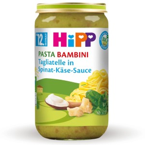 Hipp Bio Tagiatelle Ze Szpinakiem Sosem Serowym Danie Bezmięsne Od 12m