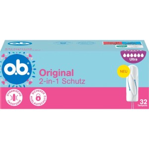 OB Original Tampony Super Plus + 32szt Z Niemiec Duże Opakowanie