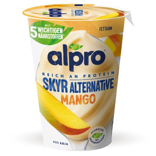 Alpro Skyr Gęsty Jogurt Sojowy Z Mango 400g