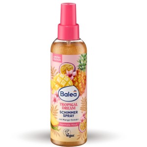 Balea Tropical Dream Mgiełka Rozświetlająca Do Ciała Z Drobinkami Brokatem