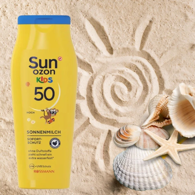 Sun Ozon Kids Mleczko Ochronne Na Słońce Spf Filtr 50 Przeciwsłoneczne Filtr 200ml