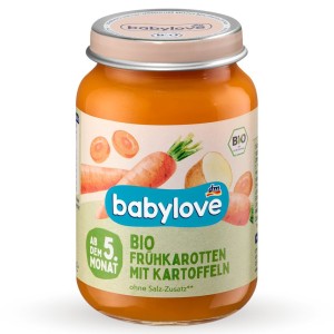 Babylove Bio Warzywa Młoda Marchewka Ziemniaki Pierwszy Obiadek Po 5m