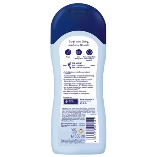 Bubchen Kojący Płyn Do Kąpieli Na Noc Z Olejkiem Migdałowym I Mleko Owsiane 500ml