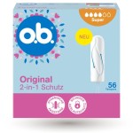 Ob Original Tampony Super 56 szt Z Niemiec Duże Opakowanie 2-IN-1 Schutz