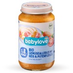 Babylove Bio Mix Warzyw Z Ryżem I Indykiem Delikatny Obiadek Po 8m