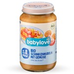 Babylove Bio Szynka Z Makaronem Warzywa I Sos Pomidorowy 8m Obiadek Dla Niemowląt