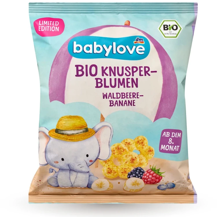 Babylove Chrupiące Kwiatki Wielozbożowe Owoce Leśne I Banan Od 8m Chrupki