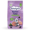 Babydream Bio Ekologiczne Lekkie Wafelki Jagodowe Chrupiące Ciasteczka 1+