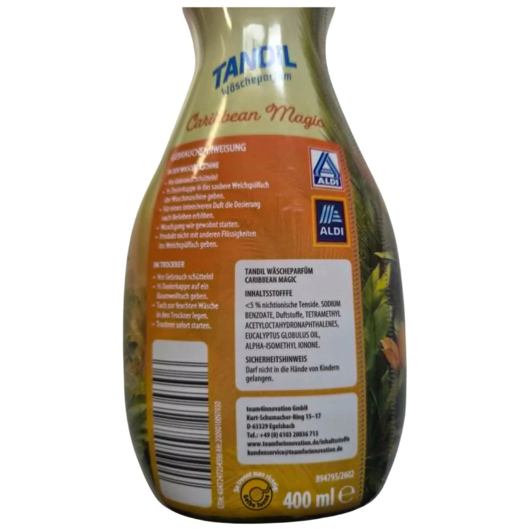 Tandil Velvet Elegance Zapach Perfumy Do Prania Płukania I Do Suszarki 400ml