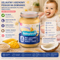 Babylove Bio Kolacja Dla Niemowląt Ryż Na Mleku Mango Z Kokosem Na Noc 8m