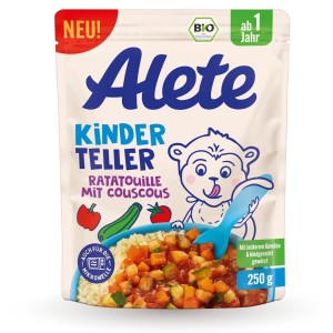 Alete Bio Warzywne Ratatouille Z Kaszką Kuskus Pyszny Obiadek Po 12m