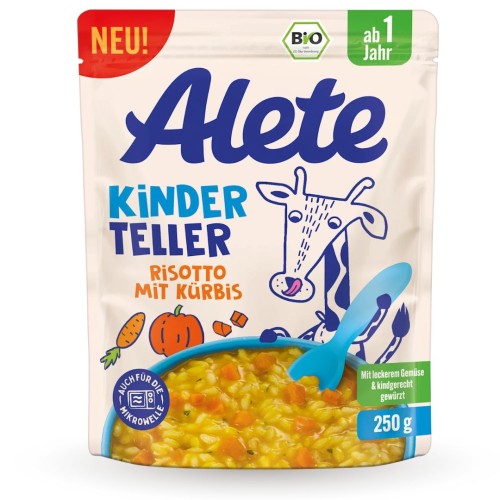 Alete Bio Warzywne Risotto Z Dynią Pyszny Lekki Obiadek Dla Niemowląt Po 12m