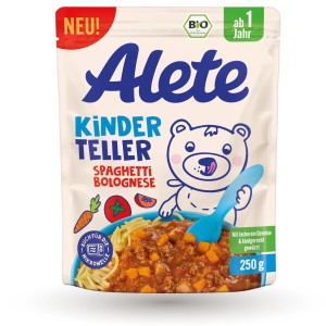 Alete Bio Spaghetti Bolognese Z Wołowiną Pyszny Obiadek Dla Niemowląt Po 12m