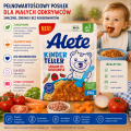 Alete Bio Spaghetti Bolognese Z Wołowiną Pyszny Obiadek Dla Niemowląt Po 12m