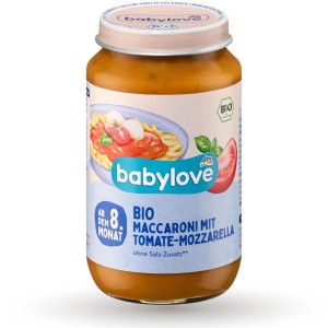 Babylove Bio Makaron Pomidorami I Mozzarellą Pyszny Zdrowy Obiadek Po 8m