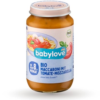 Babylove Bio Makaron Pomidorami I Mozzarellą Pyszny Zdrowy Obiadek Po 8m