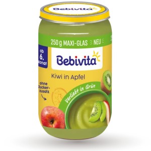 Bebivita Bio Deserek Owocowy Mus Kiwi Z Jabłkiem I Szpinak Od 6 Miesiąca