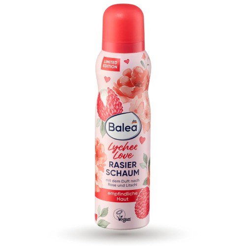 Balea Lychee Love Delikatna Pianka Do Golenia I Depilacji Liczi Róża 150 ml
