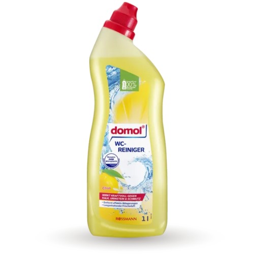Domol Wc Cytrus Reiniger Żel Do Wc Do Toalety Na Kamień I Osad Moczowy Brud 1000ml